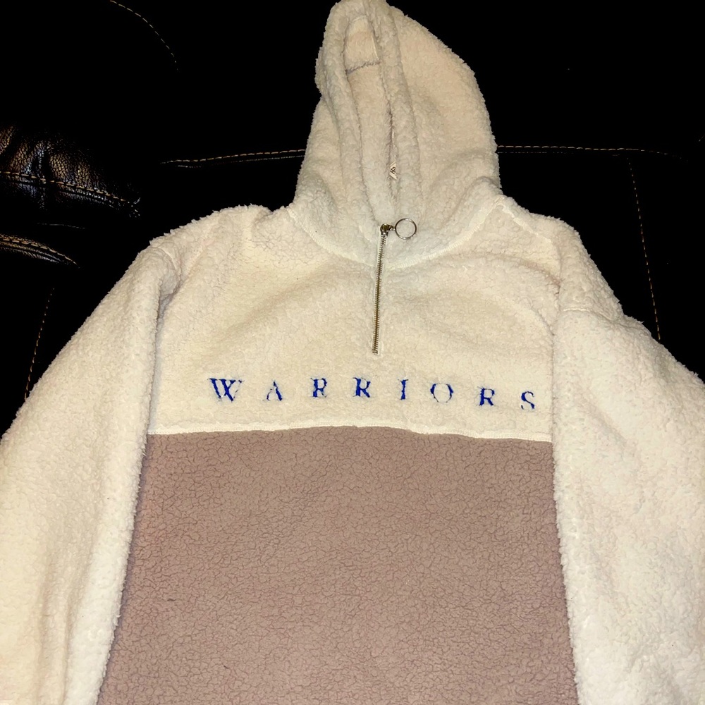 NBA Warriors Sherpa Hoodie Sweater